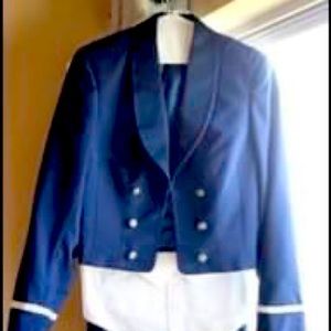 Air Force officer mess attire, blouse, skirt, cumber-bun, jacket, accoutrements